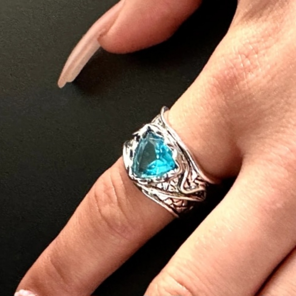 Gemstone bohemian ring - Picture 8 of 9